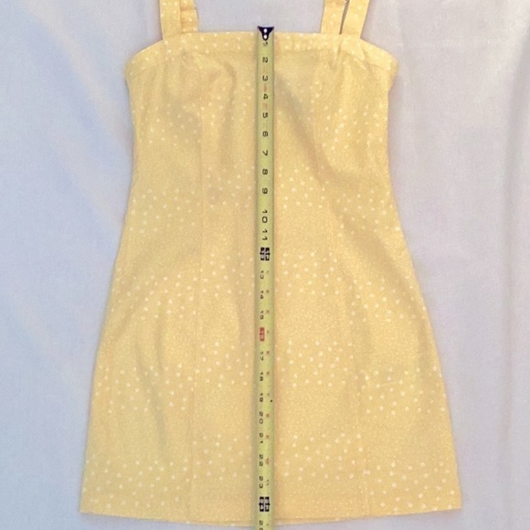 FOREVER 21 Dress, Size S, Yellow & White Polka Dot. - Picture 6 of 6